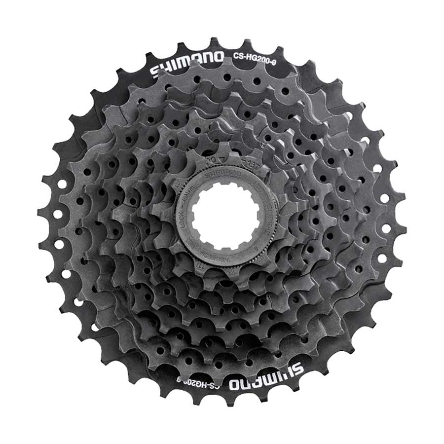 Shimano, CS-HG200-9, 9sp. cassette, 11-13-15-17-19-21-24-28-32T