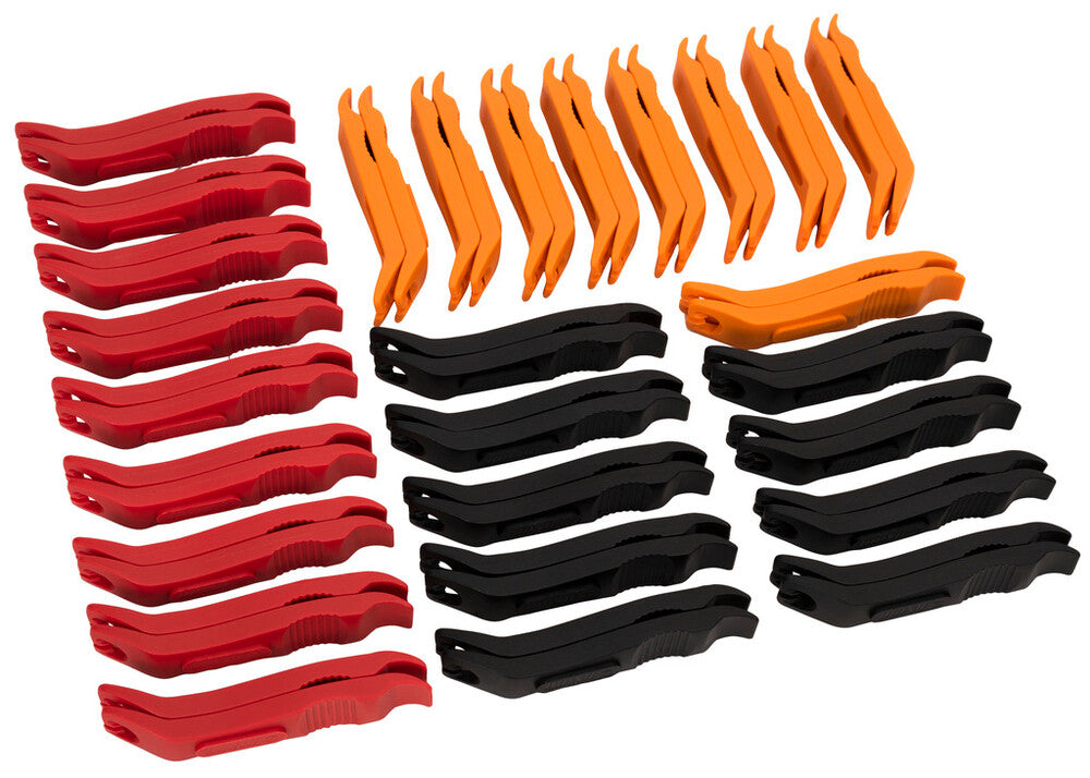 Set of tire levers, 27 pairs
