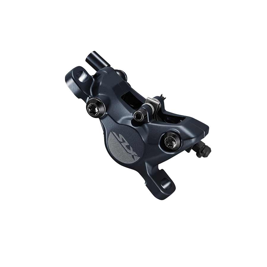 Shimano, SLX BL/BR-M7100, MTB Hydraulic Disc Brake, Front, Post mount, Disc: Not included, 425g, Black, Set