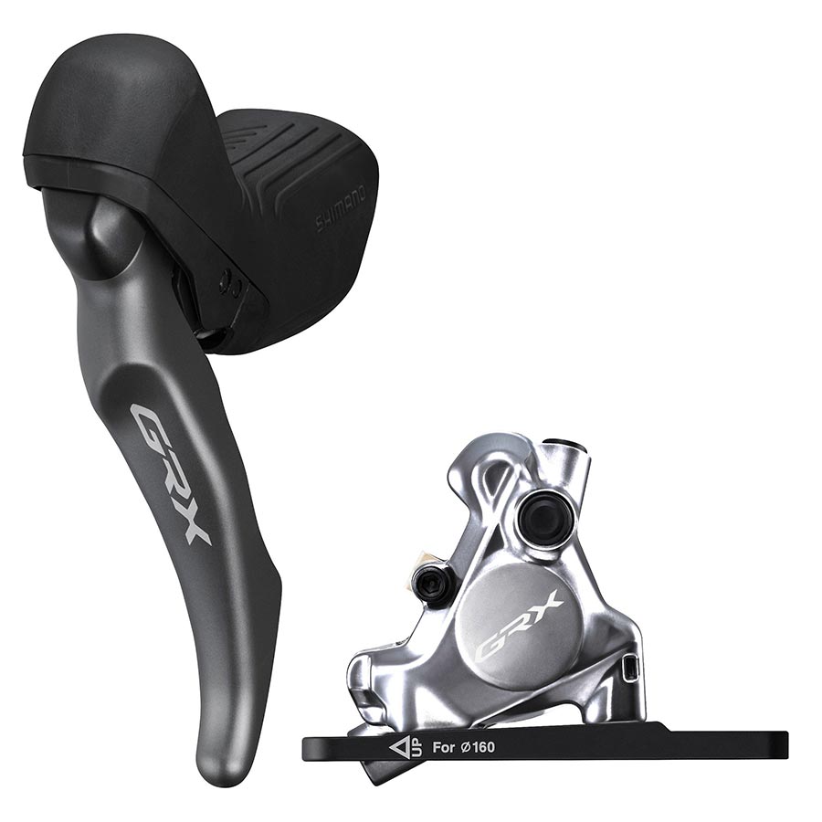 DISC BRAKE ASSEMBLED SET/J-KIT DIRECT, GRX, ST-RX820-LA, BR-RX820(F) FOR 160MM ROTOR, RESIN (W/FIN), SL INNER 2200/1000MM HOSE (SM-BH90 BLACK), OT-SP41 2000MM