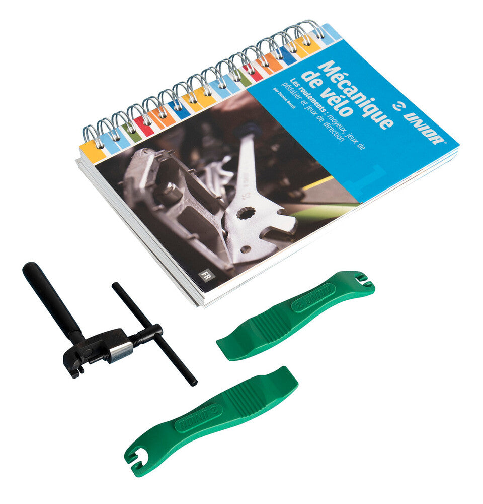 Bike book set FR with bike tools