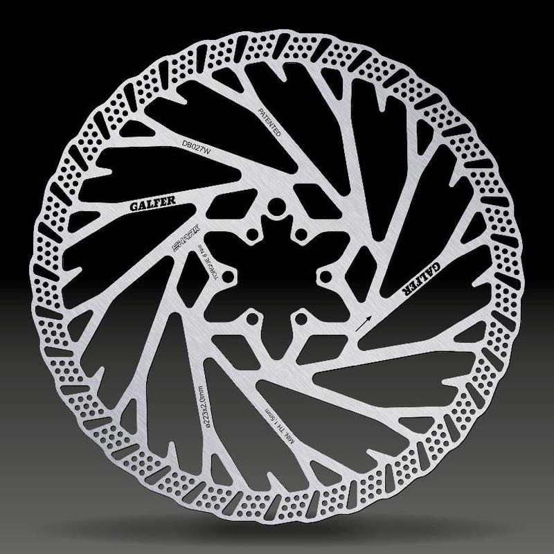Galfer Shark MTB Brake Rotor, 6 Bolt, 2.0mm Thickness, 223mm