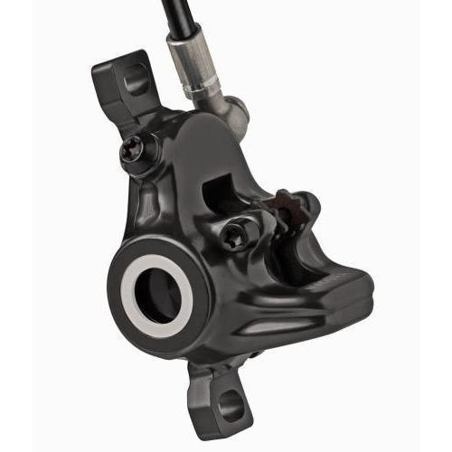 Magura MT4 / MT Trail Sport Rear Brake Caliper, Black w/silver cover, inc. brake pads /ea