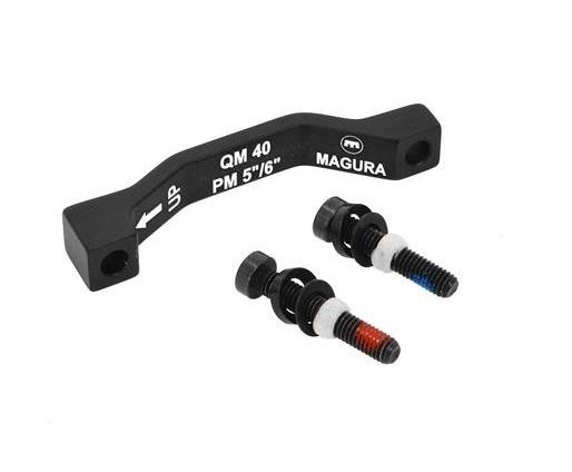 Magura QM40 Brake Caliper Adaptor, 180mm rotor with PM 6" mounts