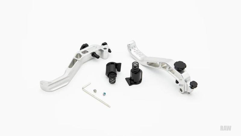 Oak Components Root Lever Pro, Magura Brakes, 2 Lever Set, Raw