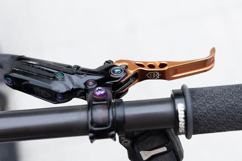 Oak Components SR (SRAM) Brake Lever Blade Set, Kash Gold