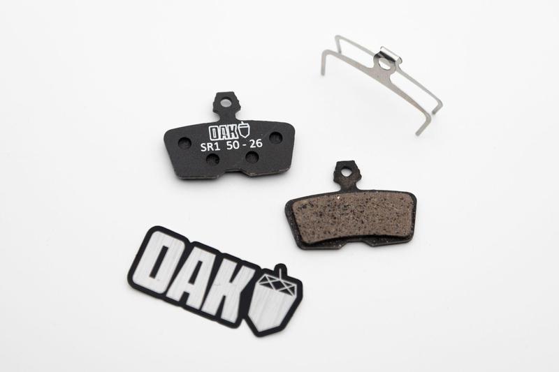Oak Components Hyperstop Brake Pads, fits SRAM Code, DB8