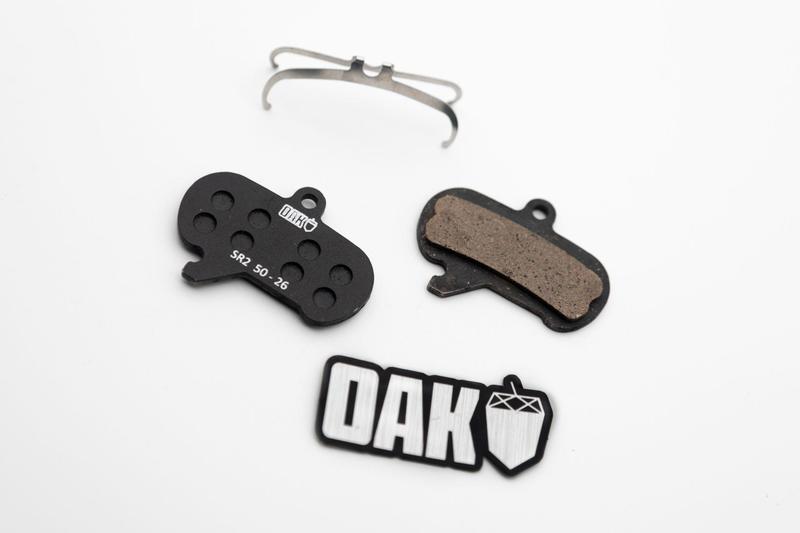 Oak Components Hyperstop Brake Pads, fits SRAM Maven