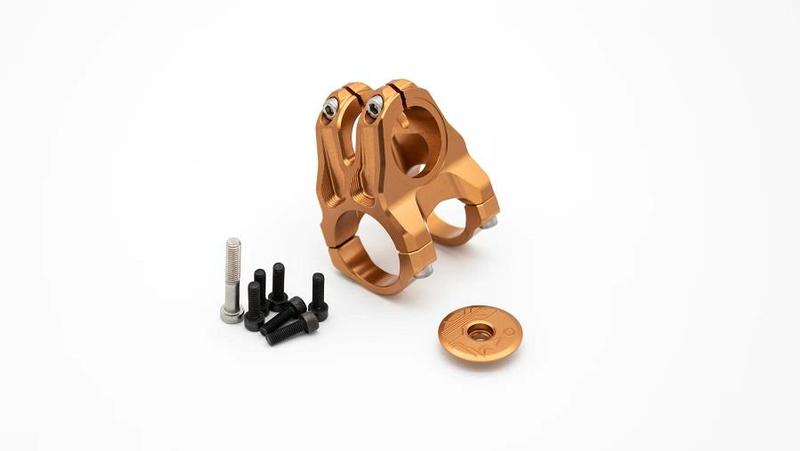 Oak Components Eternal Stem Kit (Stem, Cap, Bolts), 42mm Length, 35mm Clamp, Copper