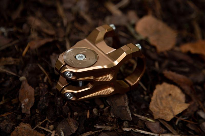Oak Components Eternal Stem Kit (Stem, Cap, Bolts), 42mm Length, 35mm Clamp, Kash Gold