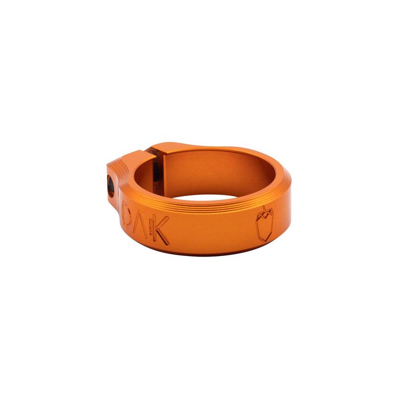 Oak Components Orbit Seatclamp, 31.8mm, Orange