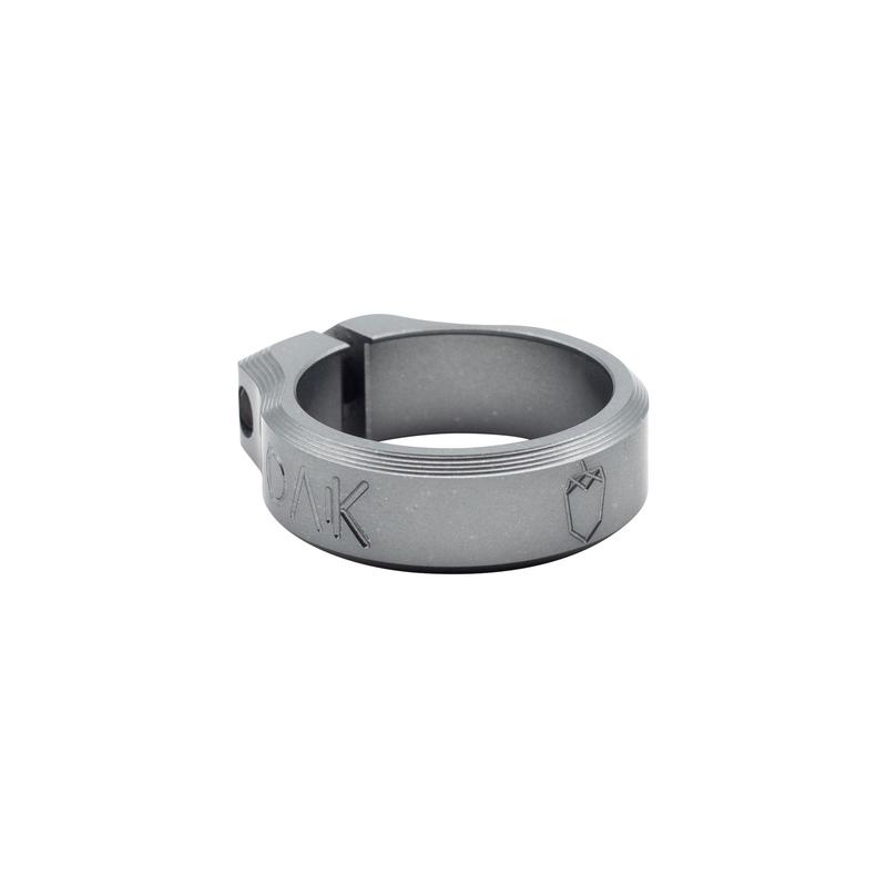 Oak Components Orbit Seatclamp, 31.8mm, Lunar Gray