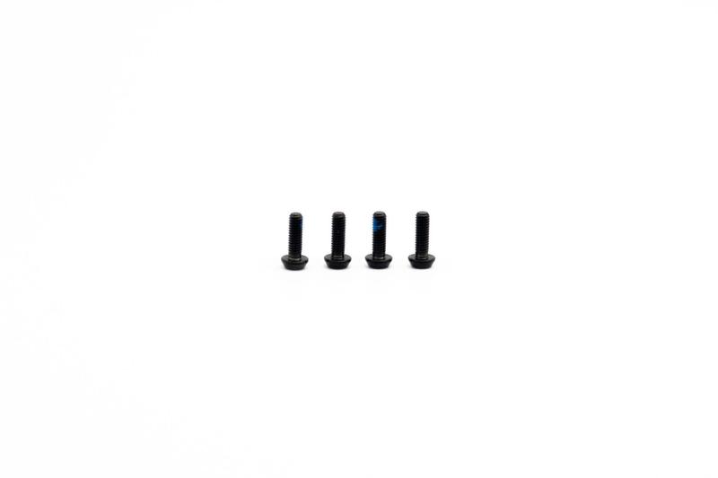 Oak Components Titanium Screw Set, M3 x 9mm, 4 pieces, Black (for SRAM Lever Bearing and Hope Cover)