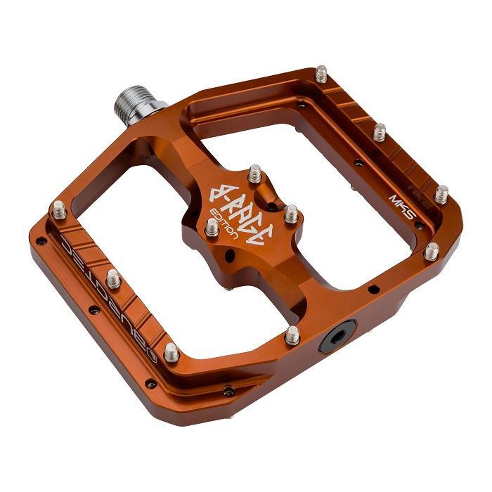 Burgtec Penthouse MK5 Flat Pedal, B-Rage Edition, Kash Bronze, Pair