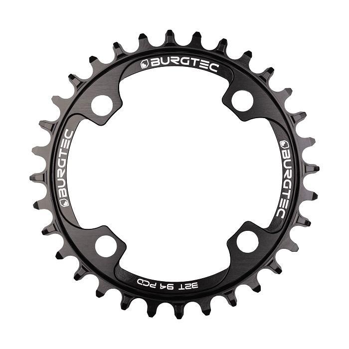 Burgtec ThickThin Chainring, SRAM 94mm BCD, 32T, Burgtec Black