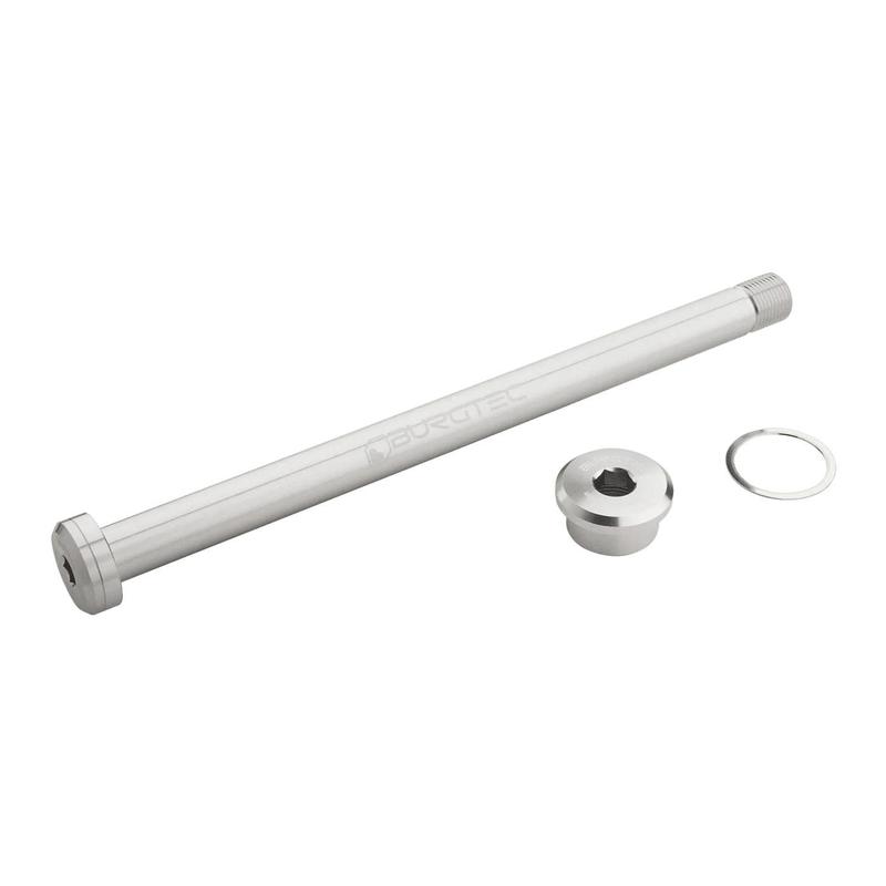 Burgtec Rear Axle, 173mm, Rocky Mountain, Rhodium SIlver