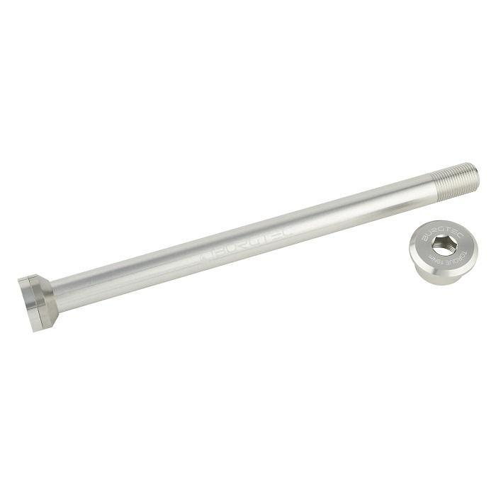 Burgtec Rear Axle, 174mm, Amflow, Rhodium Silver