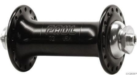 Paul Components Fhub Front Hub, Quick Release Axle, 28 Hole, Black