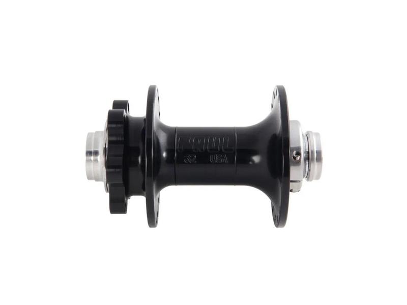 Paul Components Fhub Disk Front Hub, 12mm x 100mm Thru-axle, 32 Hole, Black