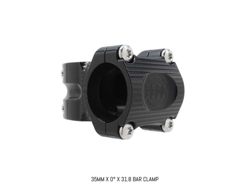 Paul Components Boxcar Stem, 0° rise x 35mm length x 31.8mm clamp, Black