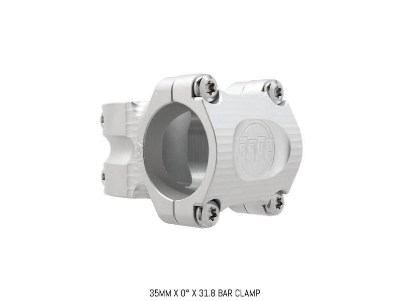 Paul Components Boxcar Stem, 0° rise x 35mm length x 31.8mm clamp, Silver