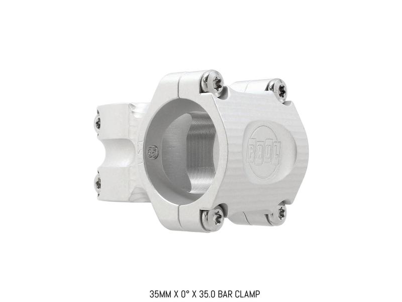 Paul Components Boxcar Stem, 0° rise x 35mm length x 35.0mm clamp, Silver