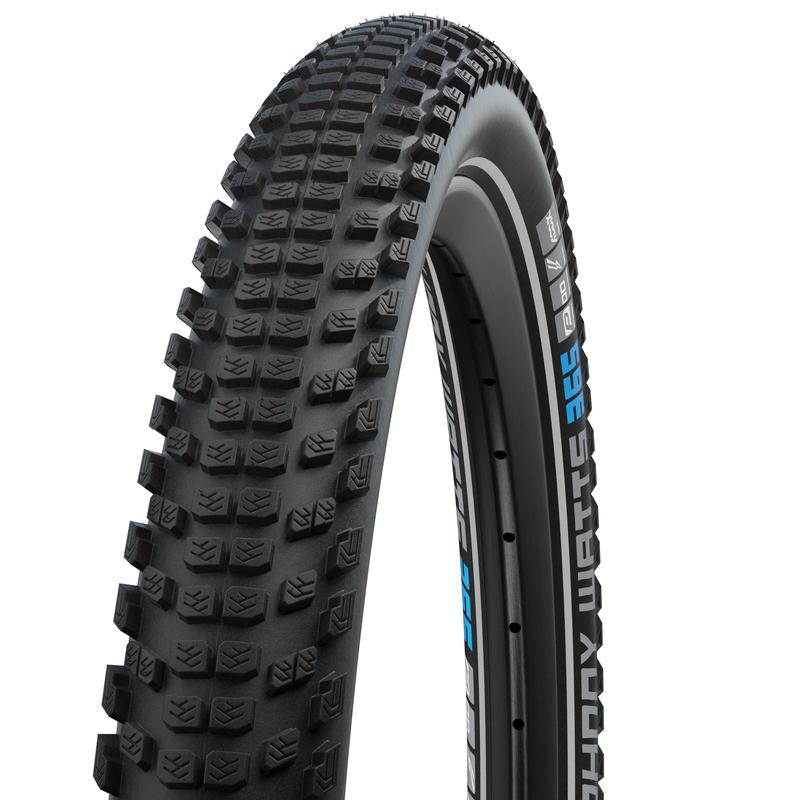Schwalbe Johnny Watts 365 E-Bike Tire, 27.5 x 2.35 (60-584), Black-Reflex, DD RaceGuard, Addix 4season, Folding