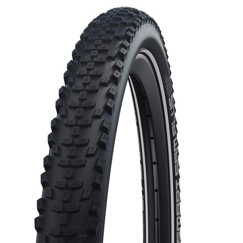 Schwalbe Smart Sam Plus Tire, 27.5 x 2.25 (57-584), Black, Reflective Strip, GreenGuard, Addix Compound, Wire
