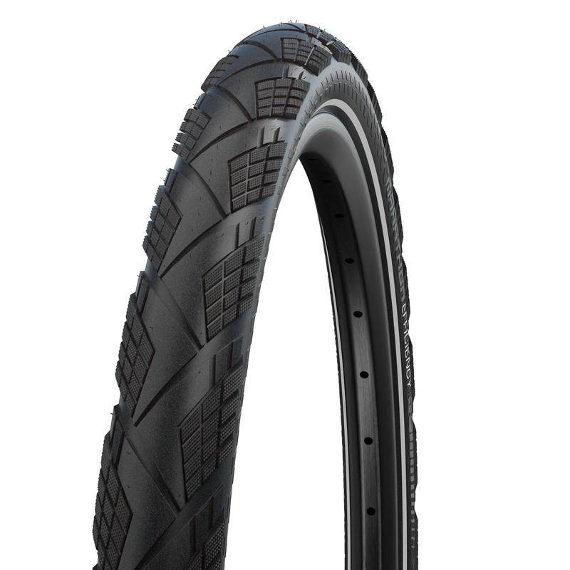 Schwalbe Marathon Efficiency Tire, 29 x 2.00 (50-622), Black w/Reflective Strip, Super Race, V-Guard, Addix Race, Folding