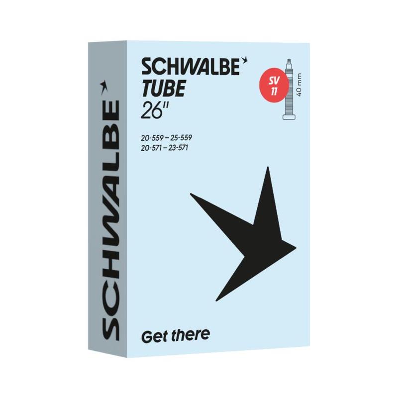 Schwalbe Wheelchair Tube SV 11, 26 x 3/4 - 1.0" (559/571), 40mm Presta Valve /each
