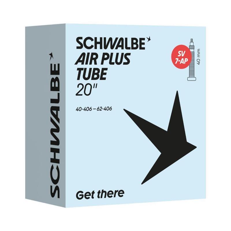 Schwalbe Air Plus Tube SV 7-AP, 20 x 1.5-2.4", 40mm Presta Valve /each
