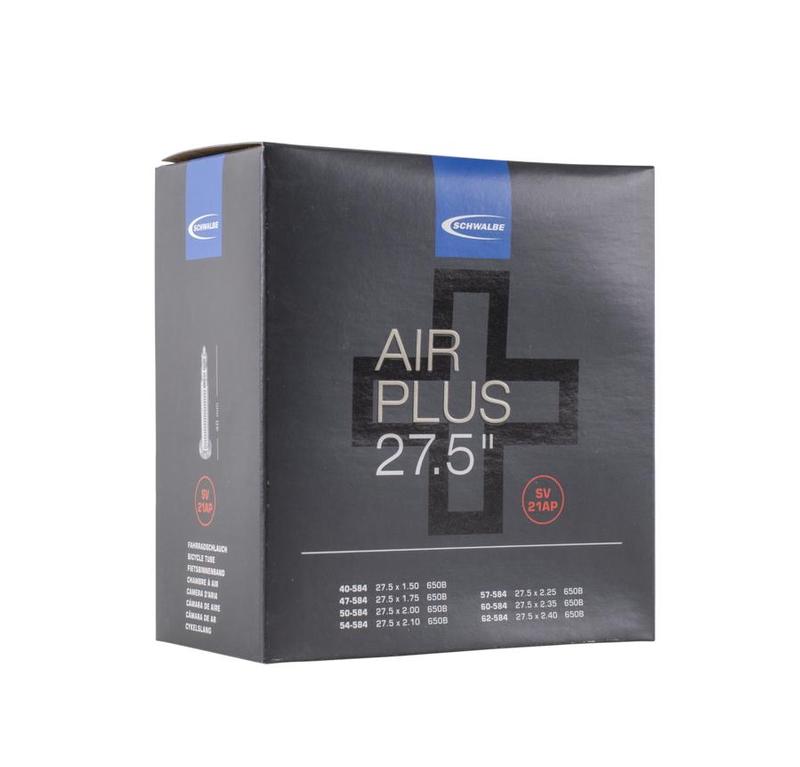 Schwalbe Air Plus Tube 21AP SV, 27.5 x 1.5-2.4, 40mm Presta Valve /each