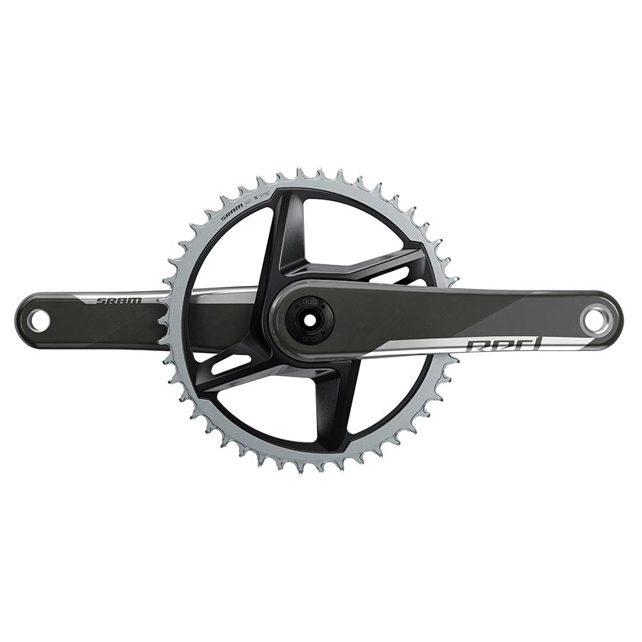 SRAM, Red 1 AXS DM, Crankset, Speed: 12, Spindle: 28.99mm, BCD: Direct Mount, 46, DUB, 175mm, Black, Road