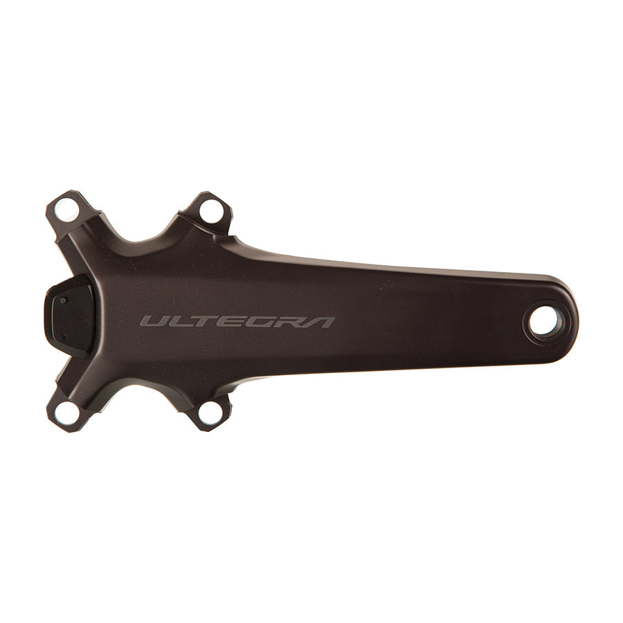 Shimano, Ultegra FC-R8100-P, Power Meter Crankset, Speed: 12, Spindle: 24mm, BCD: 110, No Chainring, Hollowtech II, 165mm, Black, Road Disc, IFCR8100PAXXF