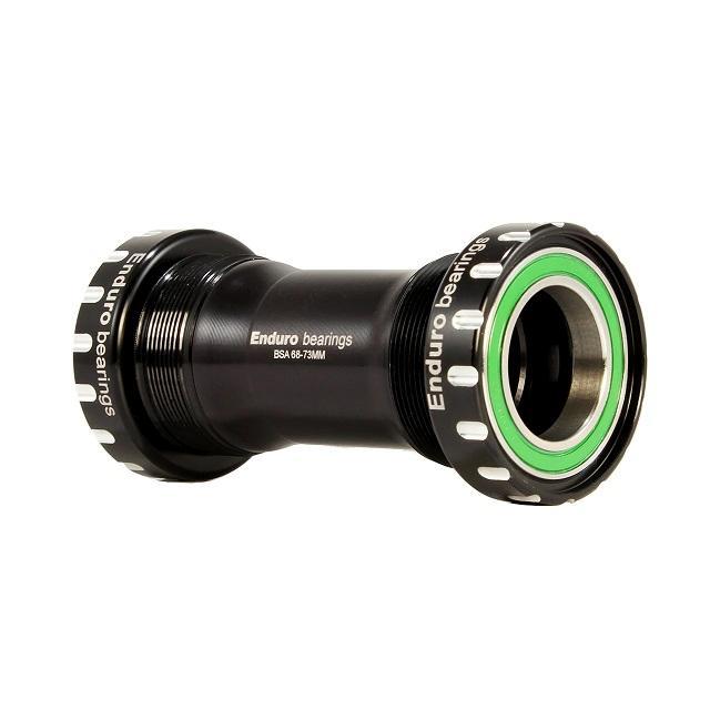 Enduro XD-15 Bottom Bracket, BSA 73mm to 24mm spindle, Black