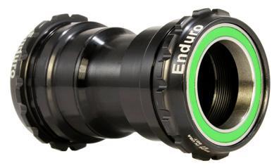 Enduro TorqTite Bottom Bracket, Stainless Steel Angular Contact Bearings, Black - PressFit 30 to Sram DUB