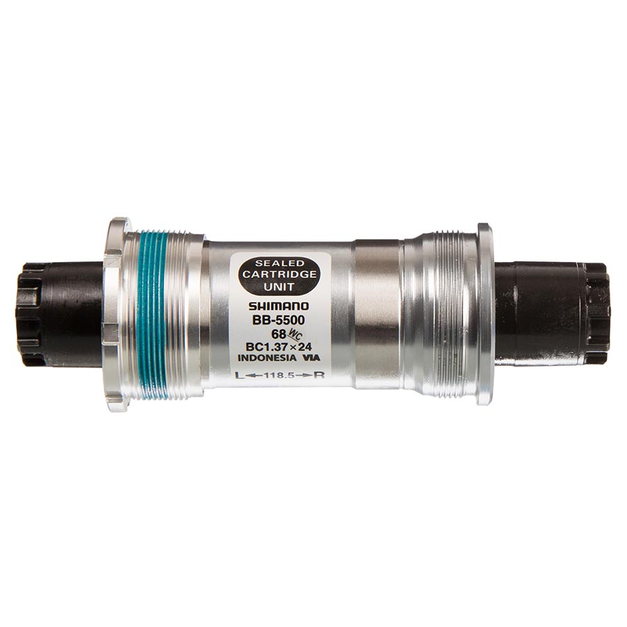 Shimano, EBB5500B09, BB-5500, Octalink, BB Shell: 68mm, Axle: 109.5mm, Steel, Silver