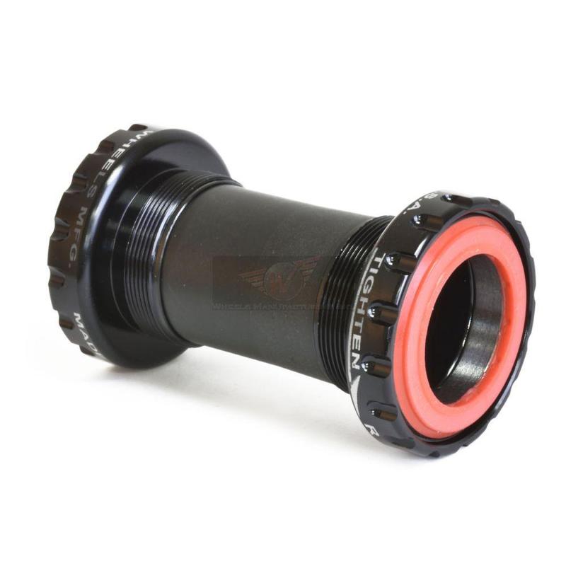 Wheels Manufacturing Bottom Bracket, BSA Threaded to 28.99mm (DUB), ABEC-3, Steel, Black