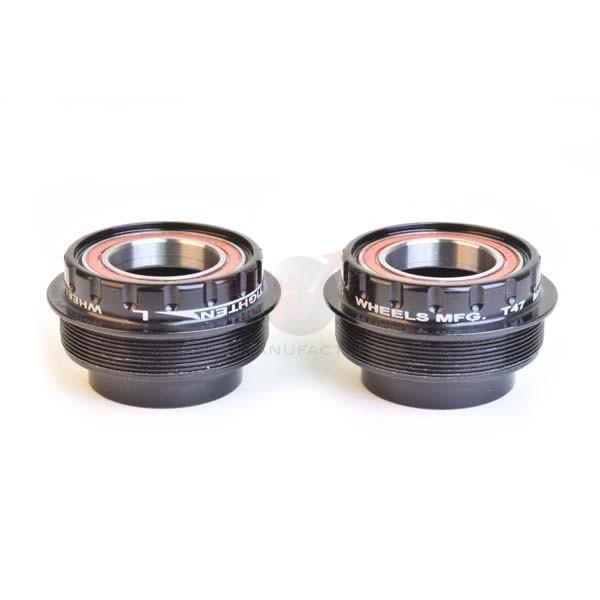 Wheels MFG T47, Abec-5 Angular Contact, Outboard Bottom Bracket for Cranks
