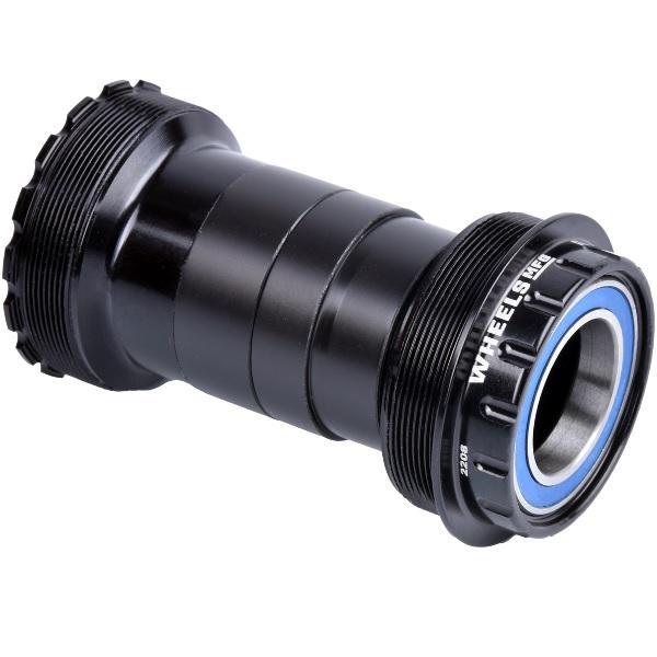 Wheels MFG T47A Asymmetrical Bottom Bracket for Cranks, ABEC-3 Bearings