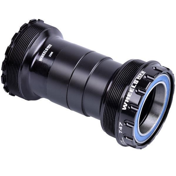 Wheels MFG T47A Asymmetrical Bottom Bracket for Cranks, ABEC-3 Bearings