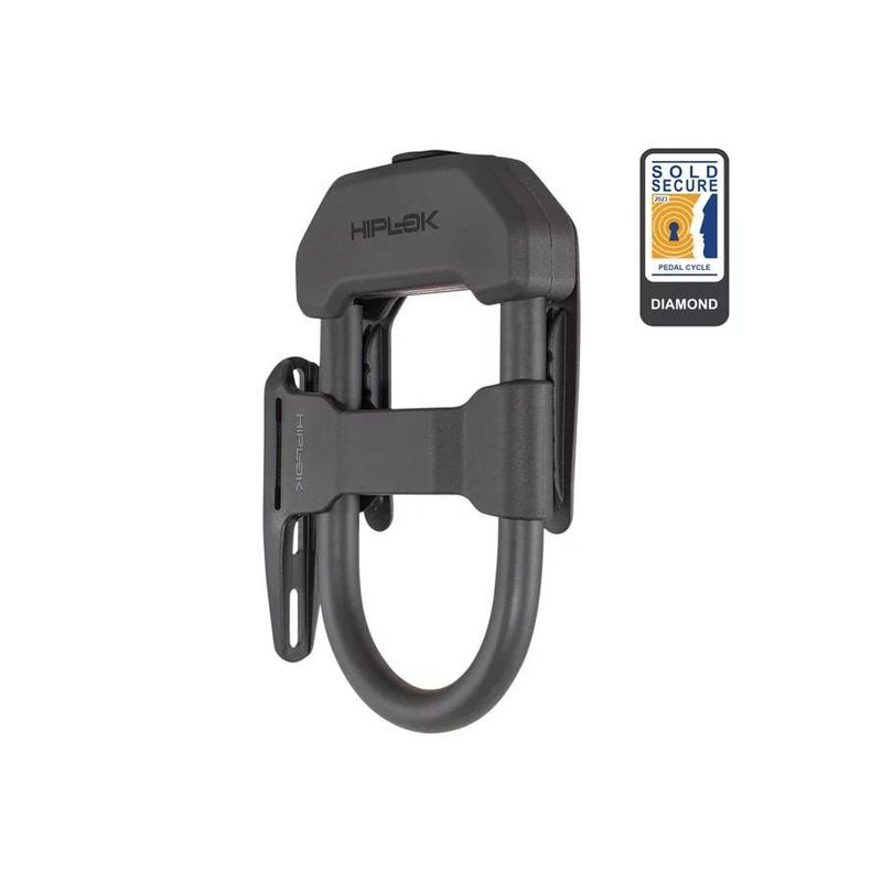 Hiplok DX Lock w/Frame Clip, All Black