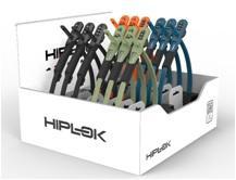 Hiplok Z Lok Combo V2 w/Mounting Bracket, Counter Top Retail Multibox (3 of each color)