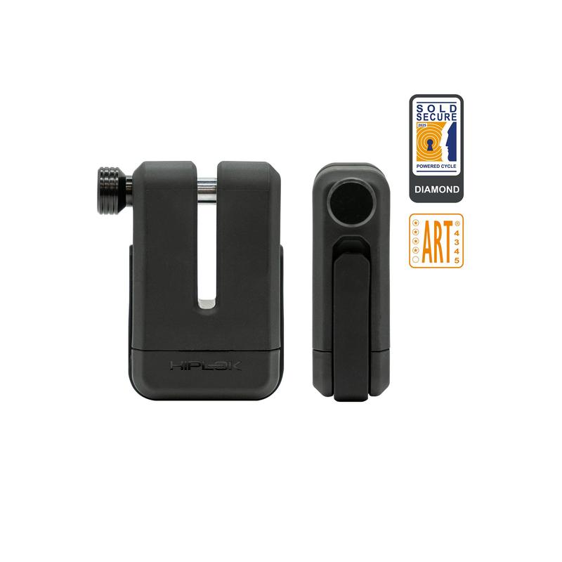 Hiplok MD1000 Anti-Angle Grinder Motorcycle Disc Lock, Black