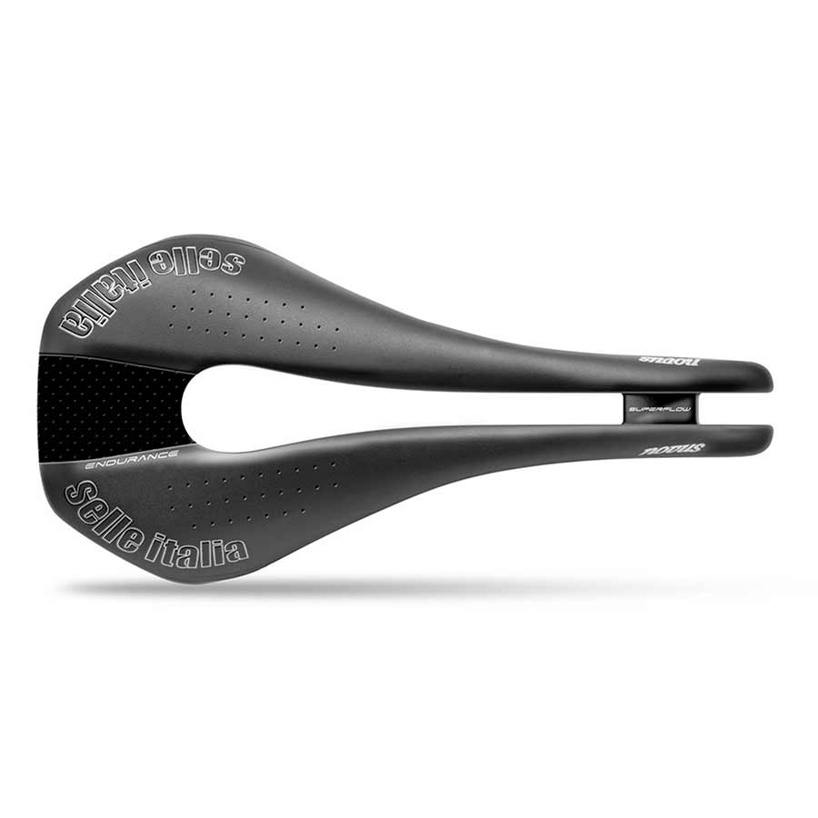 Selle Italia, Novus SuperFlow Endurance TM L, Saddle, 282 x 149mm, Men, 310g, Black