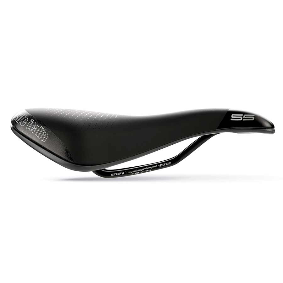 Selle Italia, S 5 Superflow, Saddle, 255 x 160mm, 325g, Black/Hi-Viz