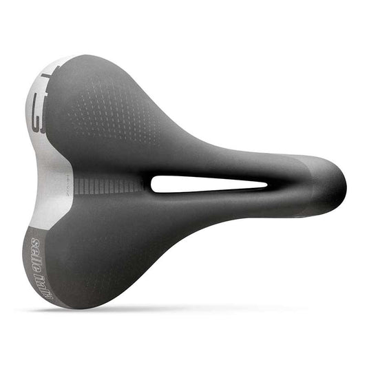 Selle Italia, T 3 Flow, Saddle, 267 x 210mm, Unisex, 480g, Black/Hi-Viz