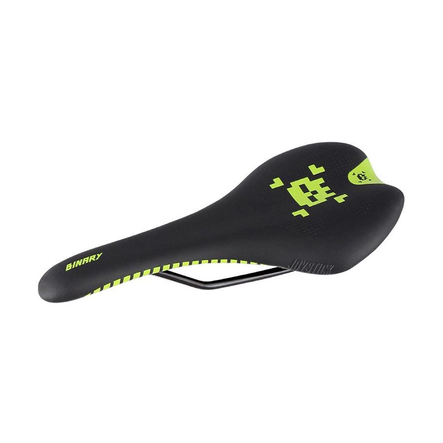 Joystick Components, Binary Wht Graphic, Saddle, Unisex, Black