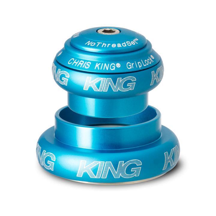 Chris King NoThreadSet Headset Tapered 34/44mm, for Tapered 1.5" Steerer, Matte Turquoise