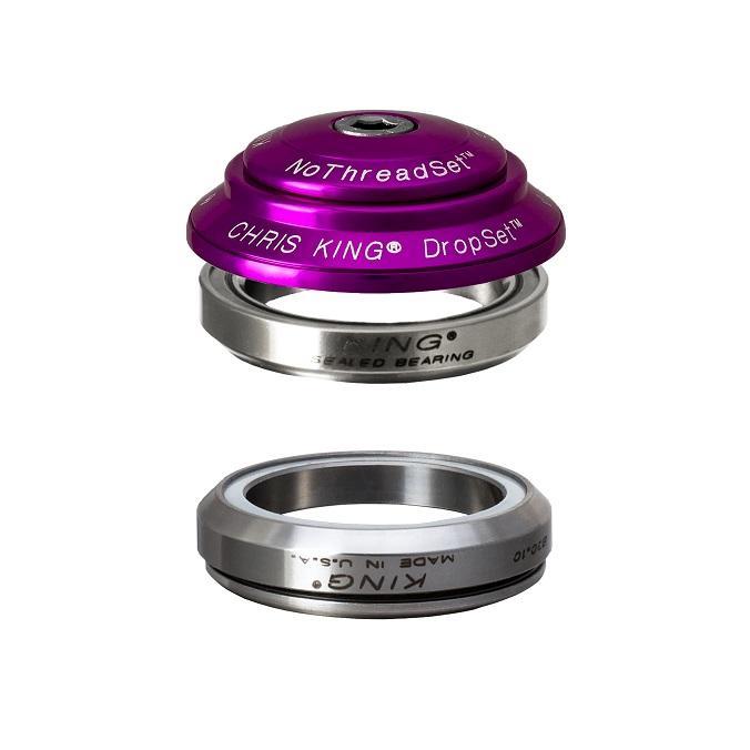 Chris King Dropset 4 Headset 42/42mm, for 1-1/8" steerer, 3D Violet